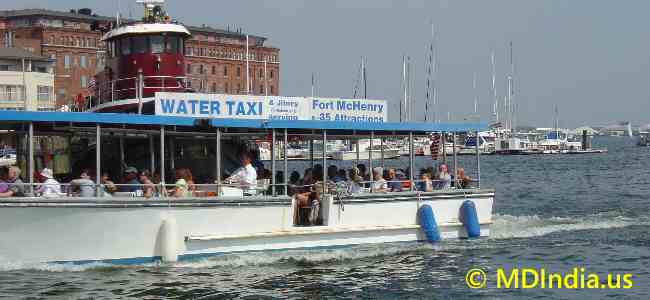 baltimore Water Taxi image © MDIndia.us