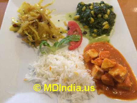 Bethesda Curry Kitchen Veg Curry © MDIndia.us