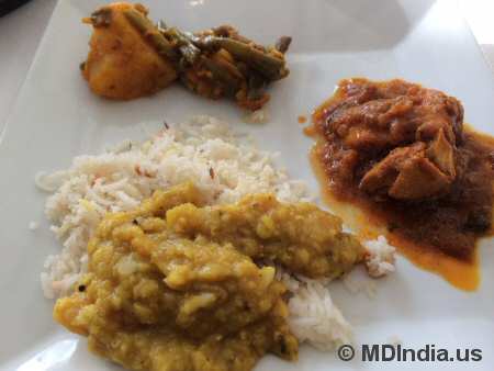 Shangri la Bethesda Chicken Curry © MDIndia.us